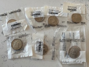 lot 70 image: Kennedy Half Dollars