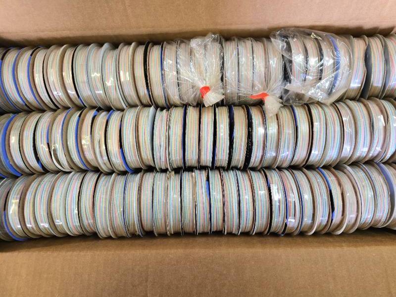 lot 45 image: 180 Rolls of Pastel Ribbon