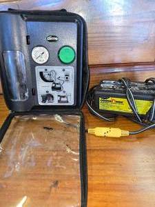 lot 2 image: Slime Tire Inflator, and Charge Ride, For Ride on Toys