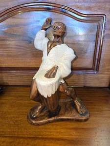 lot 14 image: Vintage Ceramic Figurine, African Drummer