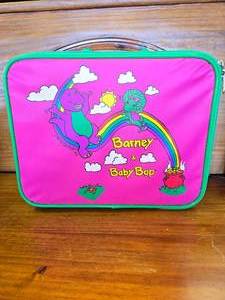 lot 102 image: Barney Kids Suitcase