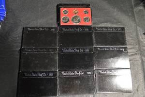 lot 115 image: United States Proof Sets Collection - 1973-1978 Lot Of 10