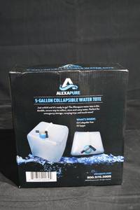 lot 159 image: AlexaPure 5-Gallon Collapsible Water Tote