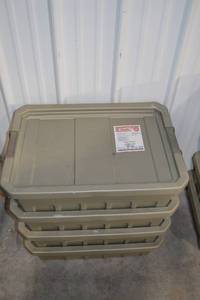 lot 163 image: Patriot Pantry 4-Week Food Supply - 128 Servings - 4 Stacked Totes