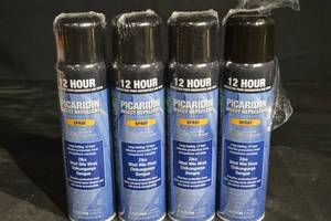 lot 170 image: Picaridin Insect Repellent Spray - 12 Hour Protection - 4-Pack