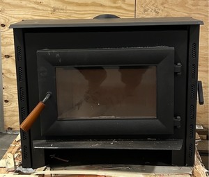 lot 8 image: Vogelzang Plate Steel Wood Burning Fireplace Insert with Blower, 69,000 BTU, EPA Certified, Model# VG1820 Msrp $1,399.99