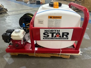 lot 10 image: NorthStar 100 Gallon Skid Sprayer MSRP $2499.99