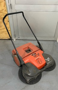 lot 13 image: Haaga 697 iSweep push power sweeper MSRP $1299 (read description)