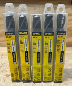 lot 46 image: Irwin Silver and Deming Drill Bit 2532  lot of 5