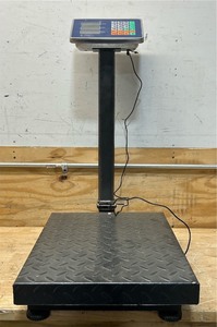 lot 53 image: 660lbs Weight LED Computing Digital Scale Floor Platform Scale, Floor Food Scale