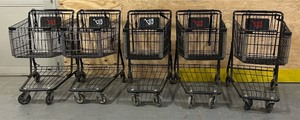 lot 89 image: Shopping Carts lot of 5