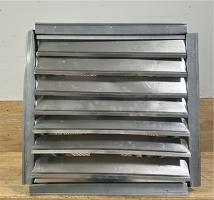 lot 99 image: Heavy-Duty Electric Industrial Mounted Wall Exhaust Fan with Shutter