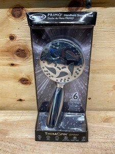 lot 137 image: Jacuzzi Theraspin Chrome 4.3-in Round Handheld Shower Head 2.5-GPM (9.5-LPM) (1009250)