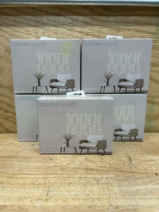 lot 146 image: Brilliant Ideas Battery-Operated LED Curtain Lights (lot of 5)