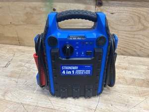 lot 171 image: Strongway 12V Lead-Acid Jump Starter and Power Pack, 900A Peak, 250 PSI Air Compressor MSRP $99.99