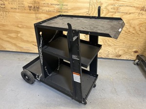 lot 189 image: Ironton 3-Tier Welding Cart, 31 12in.L x 16 18in.W x 28in.H