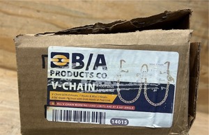 lot 199 image: BA V-Chain 6 Foot Legs 5,400 LB