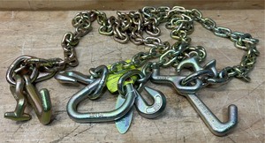 lot 199 image: BA V-Chain 6 Foot Legs 5,400 LB