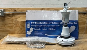 lot 204 image: 60  Premium Indoor Outdoor UL507 Ceiling Fan