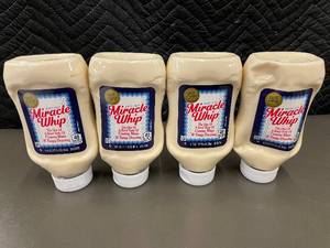 lot 5 image: Cart - Miracle Whip Dressing 19 oz - 4-Pack Gold Standard Recipe