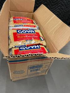 lot 14 image: Cart - Goya StarsEstrellas Enriched Macaroni Pasta - 7 oz 4-Pack