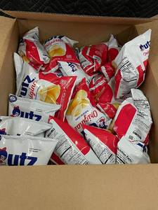 lot 98 image: TX 3 - UTZ Original Potato Chips Bulk Box of 30 packs - Assorted Single-Serve Bags