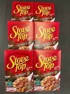 lot 141 image: Stove Top Turkey Stuffing Mix - 6 Boxes, 6 oz Each
