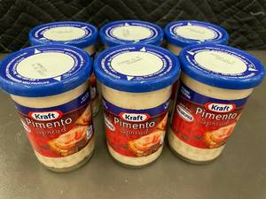 lot 202 image: Cart - Kraft Pimento Spread 5 Oz Jar - Pack Of 6