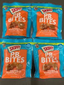 lot 246 image: CO 4 - Skippy PB Bites Double Peanut Butter 6 oz - 4-Pack