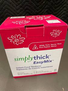 lot 283 image: RI 3 - SimplyThick EasyMix Nectar Thick 200 Packets - Instant Food Thickener