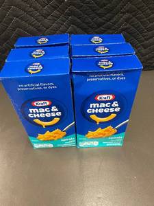 lot 370 image: IRE - Kraft Mac & Cheese Spirals Original Cheese Flavor - 6 Boxes