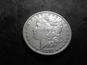 1892 O Morgan Silver Dollar