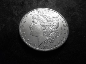 1897 S Morgan Silver Dollar