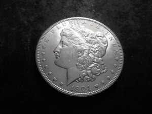lot 14 image: 1904 O Morgan Silver Dollar