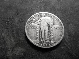 lot 47 image: 1929 S Standing Liberty Quarter