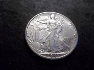 1943 D Walking Liberty Half Dollar