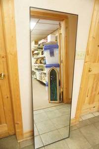 lot 8 image: Full Length Mirror 20.5 wide by 60.5 tall