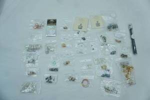 lot 24 image: Beads and Pieces, Clips, Clasps for Jewelry Making.