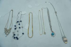 lot 50 image: Jewelry Lot Fashion Jewelry Necklaces