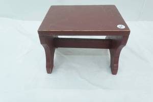 lot 85 image: Vintage Wooden Footstool