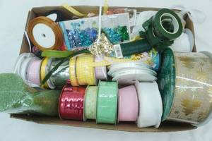 lot 199 image: Ribbon, Sequence and other Craft Supplies (newlike new)