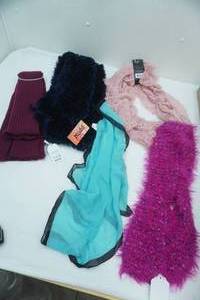 lot 203 image: Womens Winter Scarves, New & Like New