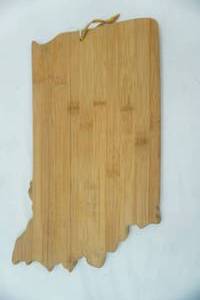 lot 233 image: Bamboo Cutting Board. Indiana State