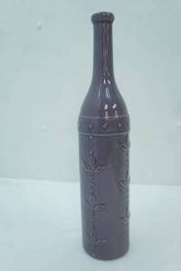 lot 262 image: Sorrento Signature Ceramic Bottle Vase 16 tall