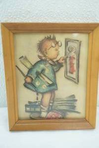 lot 296 image: Vintage Hummel Print. 5x6