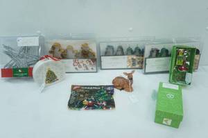 lot 307 image: Christmas Collectibles, NEW Cookie Cutters, Department 56 Ornaments NEW, Lego Christmas Tree Kit and more