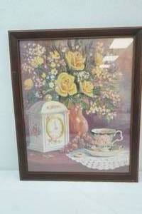 lot 312 image: Framed Art Print. 18x22