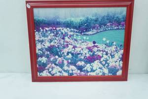 lot 331 image: Canvas Painting. Winter Trees 20x16