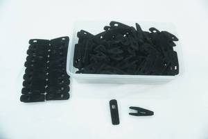 lot 442 image: Black Velvet Garment Hanging Clips