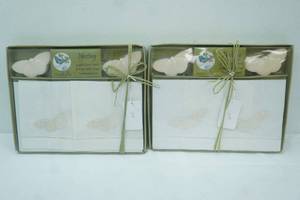 lot 457 image: NEW 2 Linen & Soap Sets